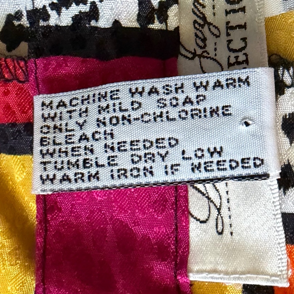 90βs Colorblock Checker Blouse - Multicolor - Picture 12 of 13